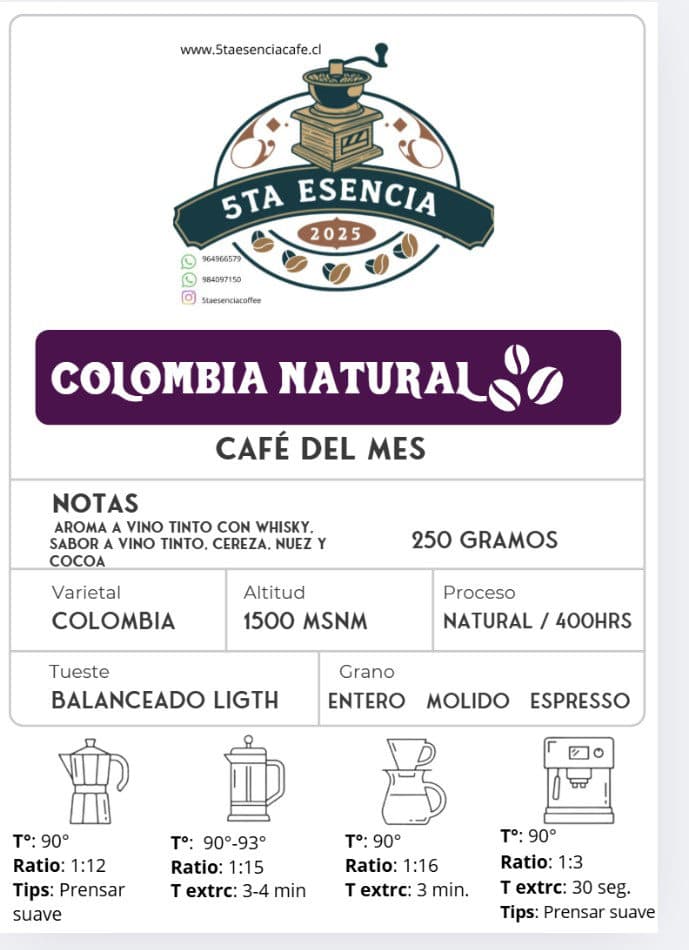 Café Colombia Natural